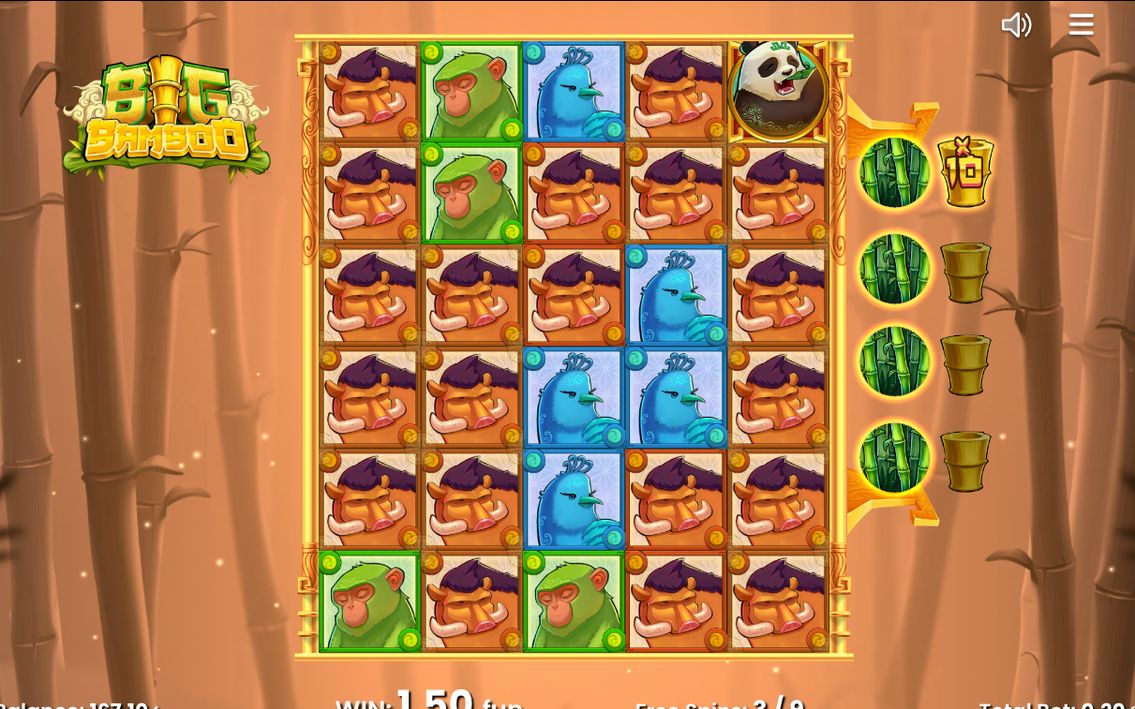 Free Spins med retrigger, där fler spins läggs till